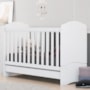 Berço Mini Cama Bala de Menta Branco com Colchão - Móveis Henn