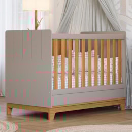 Berço Mini Cama Biscoito Fendi/Nature com Colchão Supreme - Permóbili Baby Berço Mini Cama Biscoito Fendi/Nature com Colchão Supreme - Permóbili Baby