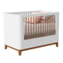 Berço Mini Cama Boom Plus Classic Branco Fosco com Colchão Baby Physical - Reller Móveis