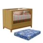 Berço Mini Cama Boom Plus Classic Savana Fosco com Colchão Baby Physical - Reller Móveis