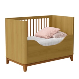 Berço Mini Cama Boom Plus Classic Savana Fosco - Reller Móveis Berço Mini Cama Boom Plus Classic Savana Fosco - Reller Móveis