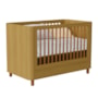 Berço Mini Cama Boom Plus Nordic Savana Fosco com Colchão Baby Physical - Reller Móveis