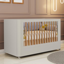 Berço Mini Cama Boom Plus Wheels Areia Fosco - Reller Móveis Berço Mini Cama Boom Plus Wheels Areia Fosco - Reller Móveis