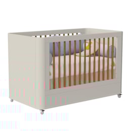 Berço Mini Cama Boom Plus Wheels Areia Fosco - Reller Móveis Berço Mini Cama Boom Plus Wheels Areia Fosco - Reller Móveis
