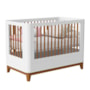 Berço Mini Cama Boom Slim Classic Branco Fosco com Colchão Baby Physical - Reller Móveis