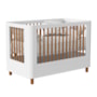 Berço Mini Cama Boom Slim Nordic Branco Fosco com Colchão Baby Physical - Reller Móveis