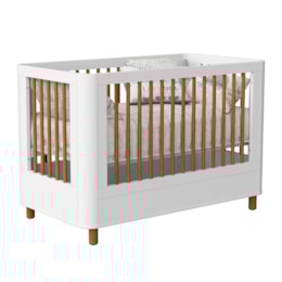 Berço Mini Cama Boom Slim Nordic Branco Fosco - Reller Móveis Berço Mini Cama Boom Slim Nordic Branco Fosco - Reller Móveis