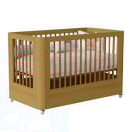Berço Mini Cama Boom Slim Wheels Savana Fosco - Reller Móveis Berço Mini Cama Boom Slim Wheels Savana Fosco - Reller Móveis