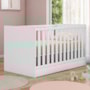 Berço Mini Cama Doce Sonho Branco com Colchão Supreme - Qmovi