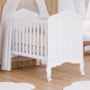 Berço Mini Cama Harmonia Branco com Colchão Physical - Permóbili Baby