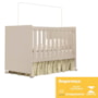 Berço Mini Cama Katatau Flex Areia Fosco - Reller Móveis