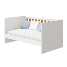 Berço Mini Cama Katatau Flex Branco/Savana - Reller Móveis Berço Mini Cama Katatau Flex Branco/Savana - Reller Móveis