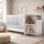 Berço Mini Cama Mosaico Branco - Móveis Henn