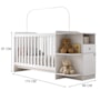 Berço Mini Cama Mosaico Branco - Móveis Henn