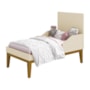 Berço Mini Cama Noah Classic Areia Fosco com Pés Amadeirado - Reller Móveis