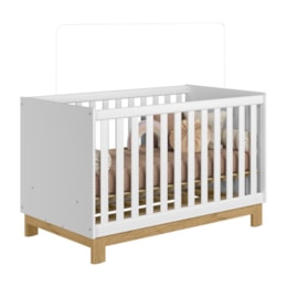 Berço Mini Cama Q Encanto Slim Branco Acetinado - Qmovi Berço Mini Cama Q Encanto Slim Branco Acetinado - Qmovi