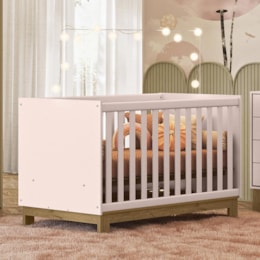 Berço Mini Cama Q Encanto Slim Rosa Acetinado com Colchão Baby Physical - Qmovi Berço Mini Cama Q Encanto Slim Rosa Acetinado com Colchão Baby Physical - Qmovi