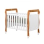 Berço Mini Cama Soninho Branco/Amadeirado – Tigus Móveis