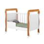 Berço Mini Cama Soninho Branco/Amadeirado – Tigus Móveis