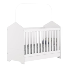 Berço Mini Cama Vanila Branco - Móveis Henn
