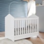 Berço Mini Cama Vanila Branco - Móveis Henn