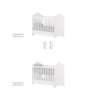 Berço Mini Cama Vanila Branco - Móveis Henn