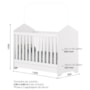 Berço Mini Cama Vanila Branco - Móveis Henn