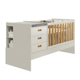 Berço Multifuncional Luna Areia Fosco/Savana - Reller Móveis Berço Multifuncional Luna Areia Fosco/Savana - Reller Móveis
