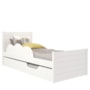 Bicama Elza Branco com Proteção e Colchões Light D33 - Permóbili Baby