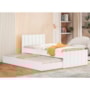 Bicama Sofá Lotus Branco Fosco com Colchões Light D33 e Physical D20 - Reller Móveis