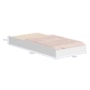 Bicama Sofá Lotus Branco Fosco com Colchões Light D33 e Physical D20 - Reller Móveis