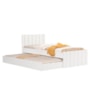 Bicama Sofá Lotus Branco Fosco com Colchões Supreme D33 e D20 - Reller Móveis