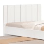 Bicama Sofá Lotus Branco Fosco/Savana Fosco com Colchões Supreme D33 e D20 - Reller Móveis