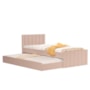 Bicama Sofá Lotus Rosa Fosco com Colchões Light D33 e Physical D20 - Reller Móveis