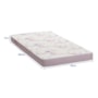 Bicama Sofá Nino Branco Fosco/Savana Fosco com Colchões Light D33 e Physical D20 - Reller Móveis