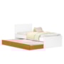 Bicama Sofá Nino Branco Fosco/Savana Fosco com Colchões Light D33 e Physical D20 - Reller Móveis