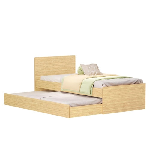 Bicama Sofá Nino Naturale com Colchões Supreme D33 e D20 - Reller Móveis