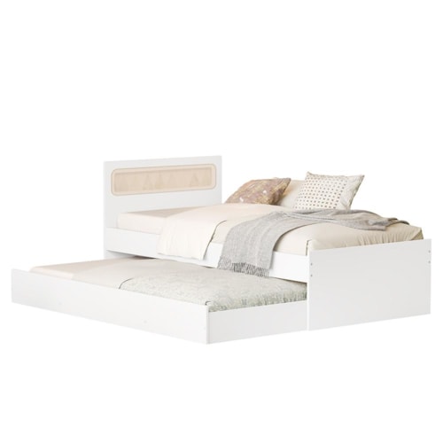 Bicama Sofá Ollie Branco Fosco - Reller Móveis