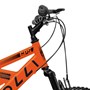 Bicicleta GPS Aro 20 Aero 21 Marchas Freios V-Brake em Aço Carbono Laranja Neon - Colli Bike