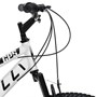 Bicicleta GPS Aro 26 Aero 21 Marchas Freios V-Brake em Aço Carbono Branco - Colli Bike