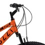 Bicicleta GPS Aro 26 Aero 21 Marchas Freios V-Brake em Aço Carbono Laranja Neon - Colli Bike