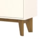 Buffet Aparador Bary 3 Portas Off White/Nature - Móveis Henn 