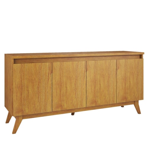 Buffet Aparador Flip 4 Portas Mel - Viero