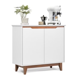 Buffet Aparador Flow 2 Portas Branco – EJ Móveis