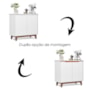 Buffet Aparador Flow 2 Portas Branco – EJ Móveis