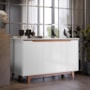 Buffet Aparador Flow 3 Portas Branco – EJ Móveis
