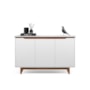 Buffet Aparador Flow 3 Portas Branco – EJ Móveis