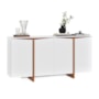 Buffet Aparador Flow Sense 4 Portas Branco – EJ Móveis