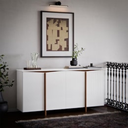 Buffet Aparador Flow Sense 4 Portas Branco – EJ Móveis