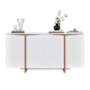 Buffet Aparador Flow Sense 4 Portas Branco – EJ Móveis